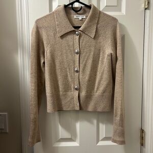 Veronica Beard Cheshire Crop Cashmere Cardigan